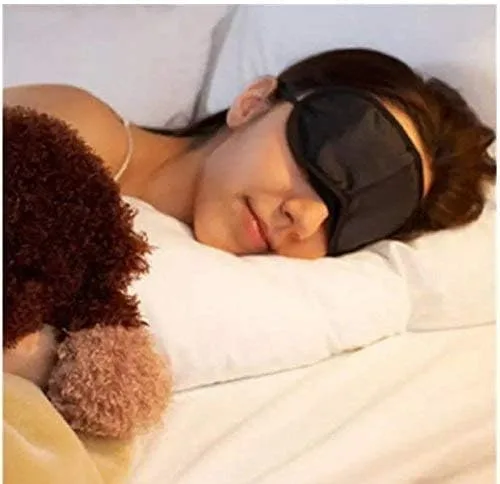 Vista 4 de Paquete de 40 máscaras de ojos para sombra con los ojos vendados por la noche para dormir, con almohadilla para la nariz, juego con los ojos