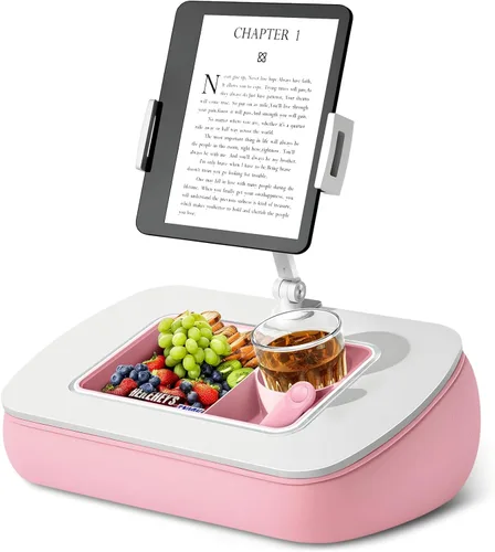 Vista 13 de ERGONOV Soporte de almohada para tableta con tazón de aperitivo, soporte