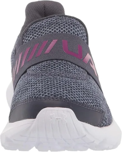 Vista 2 de Under Armour Tenis unisex para correr preescolar Surge 3 sin cordones para niños