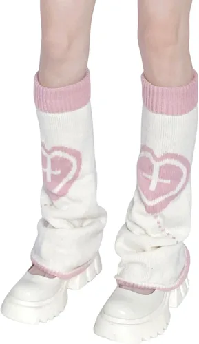 Vista 24 de Sexybody Calentadores de piernas para mujer, Y2K Kawaii con estampado de araña, gótico, Harajuku, Lolita, elegantes y bonitos, calcetines japoneses