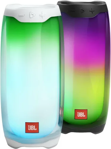 Vista 5 de JBL Pulse 4 Altavoz Bluetooth portátil impermeable con espectáculo de luz - negro