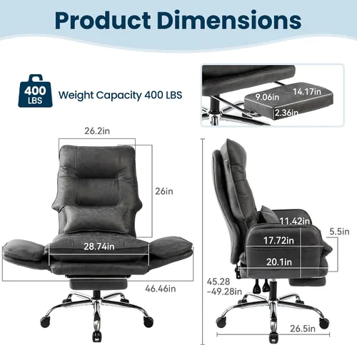Vista 2 de Silla de oficina Criss Cross, reposabrazos abatibles para mascotas y sentarse con patas cruzadas, silla ergonómica ejecutiva