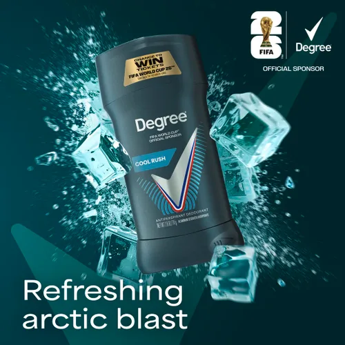 Vista 10 de Unilever Degree Men Desodorante antitranspirante, Cool Rush, 2.7 onzas