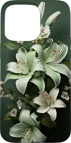 Vista 27 de Funda para iPhone 12 mini Sage green Wildflower Aesthetic Flower