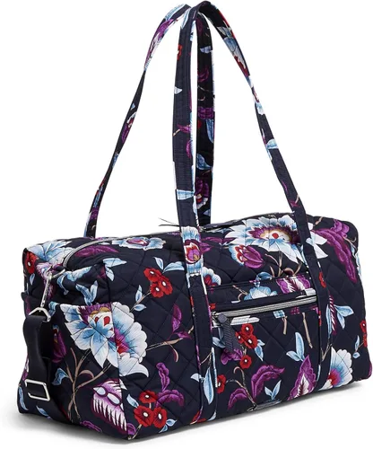 Vista 2 de Vera Bradley Iconic Performance - Bolsa de viaje de sarga tamaño mediano