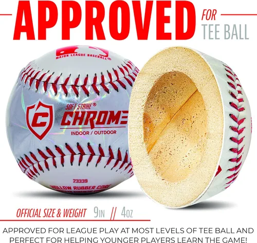 Vista 2 de Franklin Sports MLB Soft Strike Tee Balls