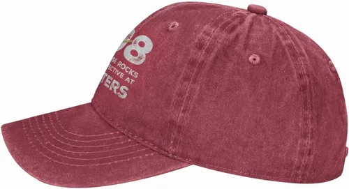 Vista 4 de Funny Hat 308 Because Rocks Not Effective at 700 Meters Hat Women Dad Hats Fashion Hats