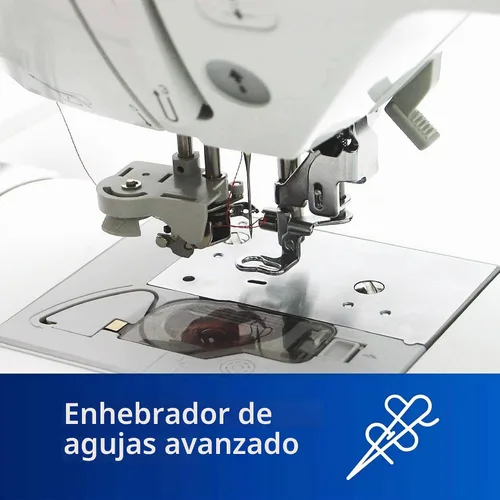 Vista 4 de Brother SE1900 Máquina de coser y bordar, 138 diseños, 240 puntadas integradas, computarizada, área de bastidor de 5" x 7", pantalla táctil LCD