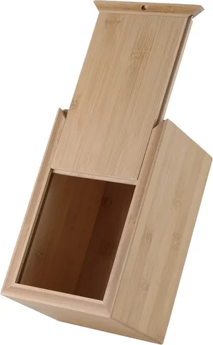 Vista 4 de SILICUTE Urnas de bambú para mascotas extragrandes para cenizas de perro, urna de madera de bambú para funerales y memoriales, caja de memoria