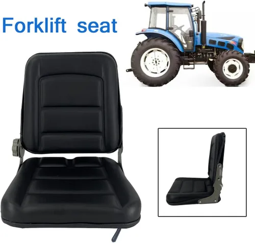 Vista 2 de Universal Tractor Seat SOFEDY Forklift Cortacésped PVC Se adapta a carretilla elevadora excavadora, tractor, Kubota, cargador de deslizamiento