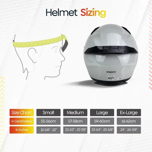 Vista 7 de Casco de moto abierto DOT, modelo PM-768