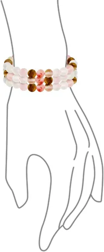 Vista 37 de Bling Jewelry Juego de 3 pulseras elásticas unisex apilables con cuentas redondas de 0.315 pulgadas para mujeres, adolescentes y hombres, multihebra