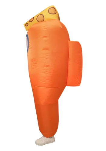 Vista 6 de Disfraz Inflable Bein Cheesy Among Us para Niños Multicolor