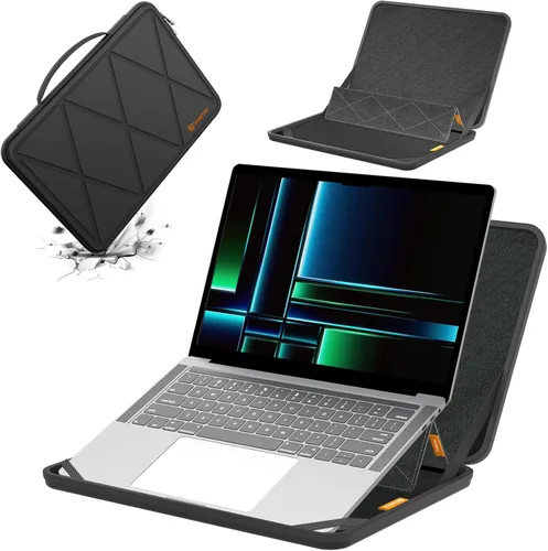 Vista 14 de Smatree MS51 - Funda protectora rígida de EVA con soporte compatible con Apple iPad Air M3 2025/M2 2024, iPadPro M4 2024, compatible con iPad