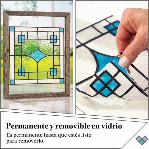 Vista 5 de Gallery Glass, 17041, líneas de plomo de instalación rápida, 18 tiras de 24 x 1/8 pulgadas