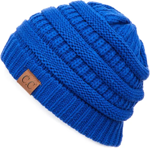 Vista 381 de C.C Trendy Warm Chunky Soft Stretch Cable Knit Beanie