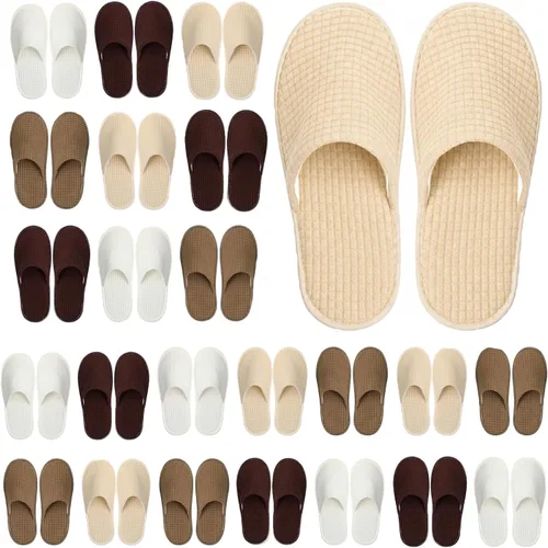 Vista 9 de Geyoga Pantuflas de casa antideslizantes suaves para mujer