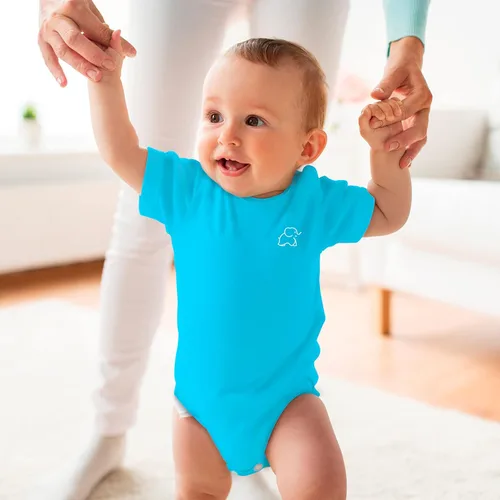 Vista 9 de Gender-Neutral, Baby Short-Sleeved BodysuitsOnesies, 100% Cotton USA