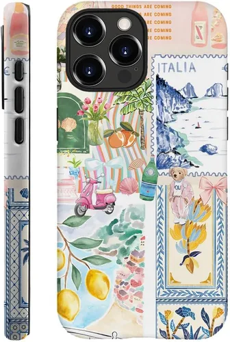 Vista 32 de Compatible con iPhone 13, Funda para teléfono duradera y a prueba de golpes con diseño de estantería de otoño - Calabaza de otoño Otoño Otoño