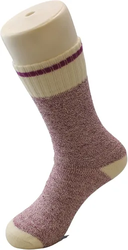 Vista 3 de 3 pares de calcetines para botas de mujer para todo tipo de clima, mezcla de calcetines