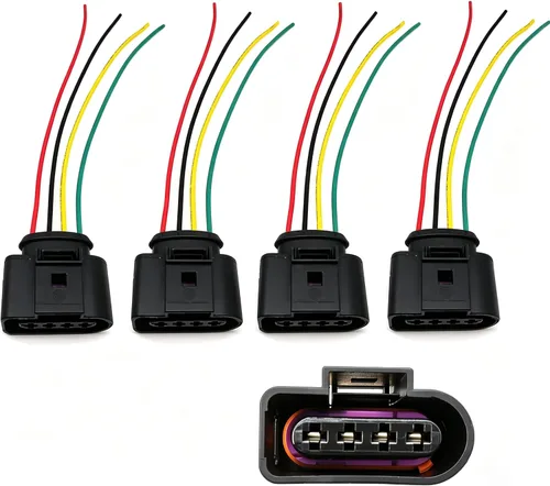Vista 10 de HiSport Conector de bobina de encendido compatible con Mazda Lexus Toyota Supra 1JZ 2JZ 6 Pcs