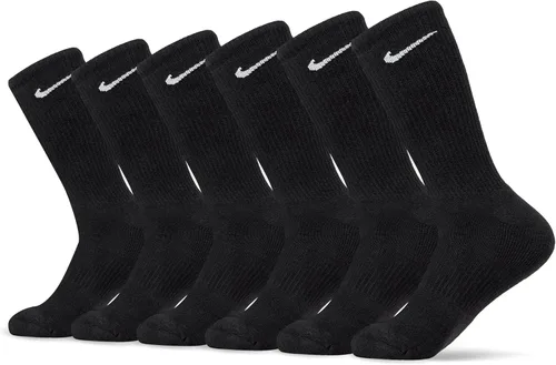 Vista 11 de Nike Unisex Adult Everyday Cushioned Training Crew Socks (6 Pairs)