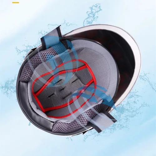 Vista 7 de Casco fresco para niños de 4 a 12 años de edad, casco de motocicleta retro Go-Kart Jet-Helmet Scooter Cruiser Ciclomotor para personalidad juvenil