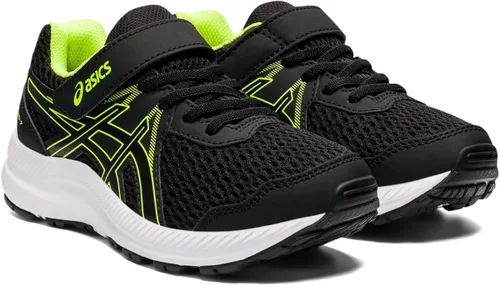 Vista 2 de ASICS Contend 7 - Tenis de correr para niños azul eléctricoblanco