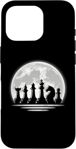 Vista 20 de Chess Design - Chess Figures Full Moon - Chess Case for iPhone 17