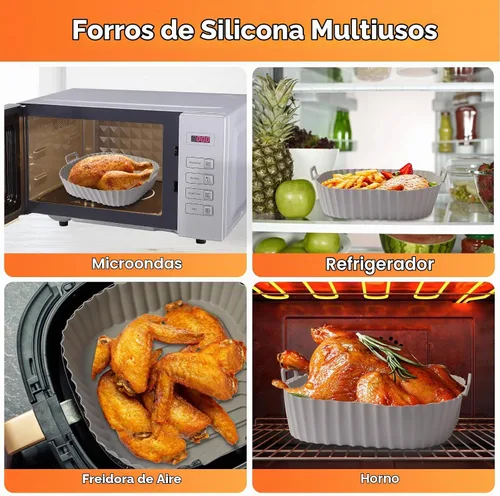 Vista 2 de Accesorios para freidora de aire aptos para freidora de aire Instant Vortex Plus de 6 cuartos de galón, Cosori 5.8QT 6QT, PowerXL 7QT, Gourmia