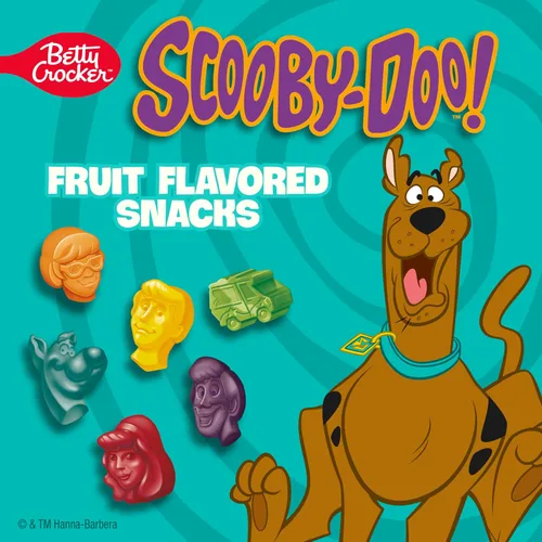 Vista 4 de Scooby-Doo Snacks con sabor a frutas, sin gluten, aperitivos para niños, 10 unidades, 8 onzas (paquete de 8)