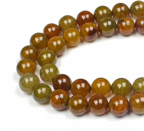 Vista 41 de MJDCB Cuentas de Turquesa Africana Natural Redondas Piedras Sueltas para Hacer Joyas Pulsera Collar Accesorio DIY 15" (4mm)