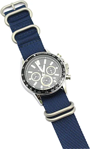 Vista 21 de ArtStyle Correa de reloj con correa de nailon de calidad de 0.069 pulgadas de grosor y hebilla cepillada resistente
