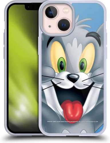 Vista 69 de Head Case Designs Funda de gel de cara completa con licencia oficial de Tom y Jerry Jerry [protección de grado militar] compatible con Apple iPhone