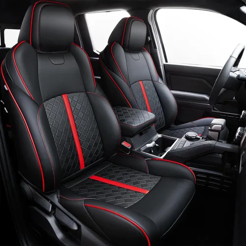 Vista 11 de Carlimeki Fundas de asiento personalizadas para Tacoma 2005 2006 2007 2008 2009 2010 2011 2012 2013 2014 2015 Crew Cab 2ª Gen Tacoma Base