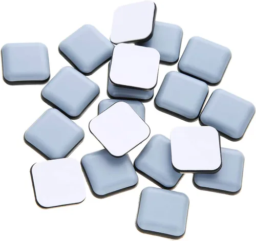 Vista 9 de Deslizadores adhesivos para muebles de 1-5/8 pulgadas, silla de horno deslizantes de PTFE en muebles y electrodomésticos de cocina, deslizador fácil