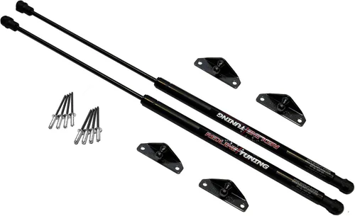 Vista 7 de Redline Tuning 21-20001-02 Sistema QuickLIFT Plus de capó compatible con Jeep Cherokee 1986-2001 (todos los componentes negros) Compatible