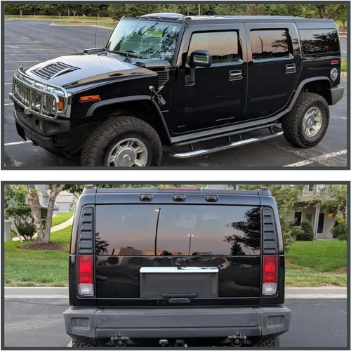 Vista 3 de SPEC-D TUNING 10 luces LED ahumadas para techo de cabina compatibles con Hummer H2 2003-2009, H2 SUT 2005-2009
