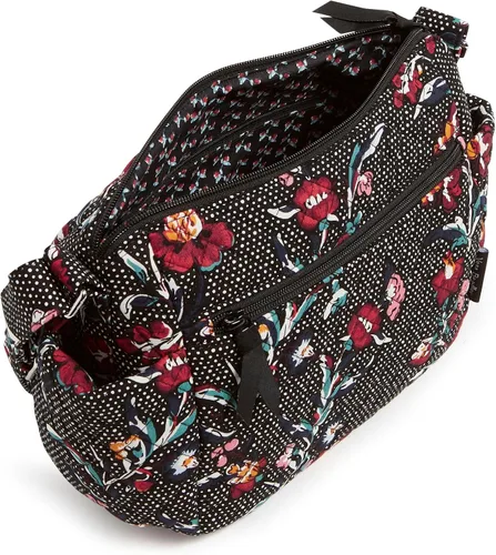 Vista 2 de Vera Bradley Bolso cruzado de algodón para mujer