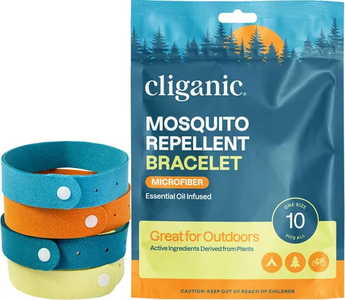 Vista 10 de Repelente Natural de mosquito pulseras 10pk 20pk 50pk, Paquete de 10, Colores Variados