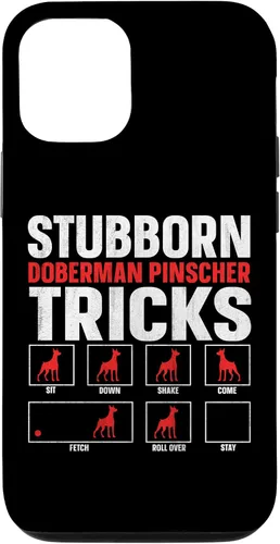 Vista 11 de Funda para propietario de Doberman Pinscher con trucos obstinados para iPhone 12 mini