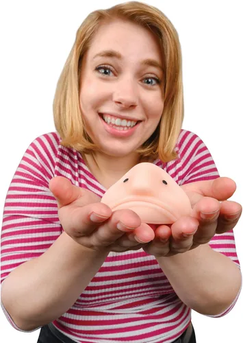 Vista 4 de Accoutrements Sunny The Blobfish - Juguete novedoso - Juguete blando
