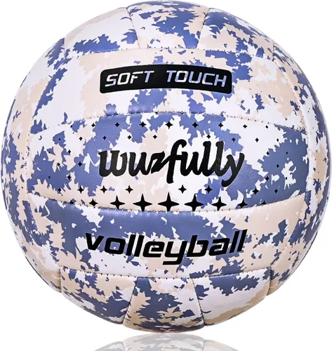Vista 7 de Voleibol oficial tamaño 5, pelotas de voleibol suaves para patio trasero, playa, parque, juegos, práctica de voleibol para adolescentes