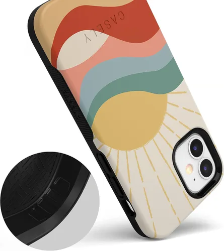 Vista 2 de Casely - Funda para teléfono celular de 360 grados de cobertura para tu teléfono – recortes precisos, protección para cámara de labios elevados