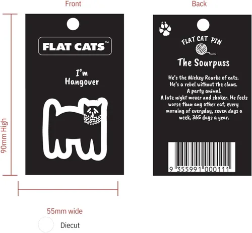 Vista 24 de FCFD Black Cat Enamel Pins Best Cat Brooch and Lapel pins for men and women Black Cat Pins