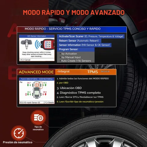 Vista 7 de Autel MaxiTPMS TS508WF KIT, TPMS Programming Relearn Tool, Lifetime Update 2026 WiFi Ver. of TS508 TS501 PRO TS408S, Activation Reset All Sensors