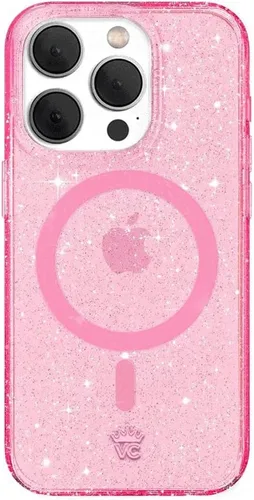 Vista 183 de VELVET CAVIAR Funda compatible con MagSafe para iPhone 15, probada en caídas de 10 pies, estampado de leopardo y amatista morada
