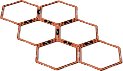 Vista 8 de Yes4All Anillos hexagonales de agilidad/anillos de velocidad con bolsa de transporte – Anillos hexagonales, obstáculos de agilidad