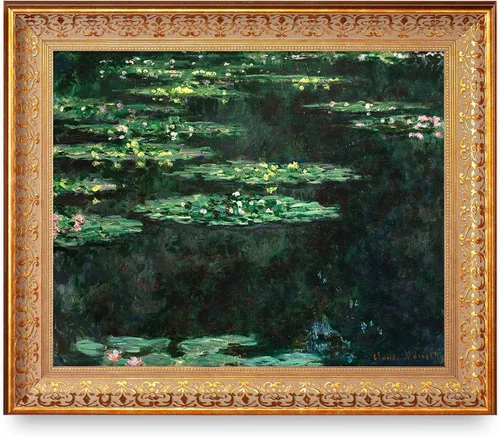 Vista 60 de A&T ARTWORK Antibes Seen from The Salis Gardens de Claude Monet Las Obras de Arte Clásico Mundial Reproducciones, Impresiones de Arte en Lienzo