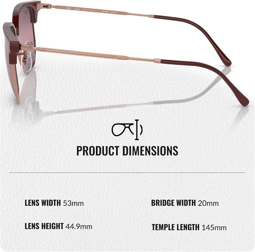 Vista 36 de Ray-Ban RB4416 NEW CLUBMASTER - Gafas de sol de forma cuadrada redonda con kit oficial de gafas